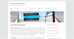 Desktop Screenshot of cdi-electrosorption.org