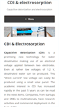 Mobile Screenshot of cdi-electrosorption.org